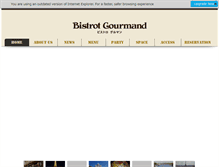 Tablet Screenshot of bistrotgourmand.jp